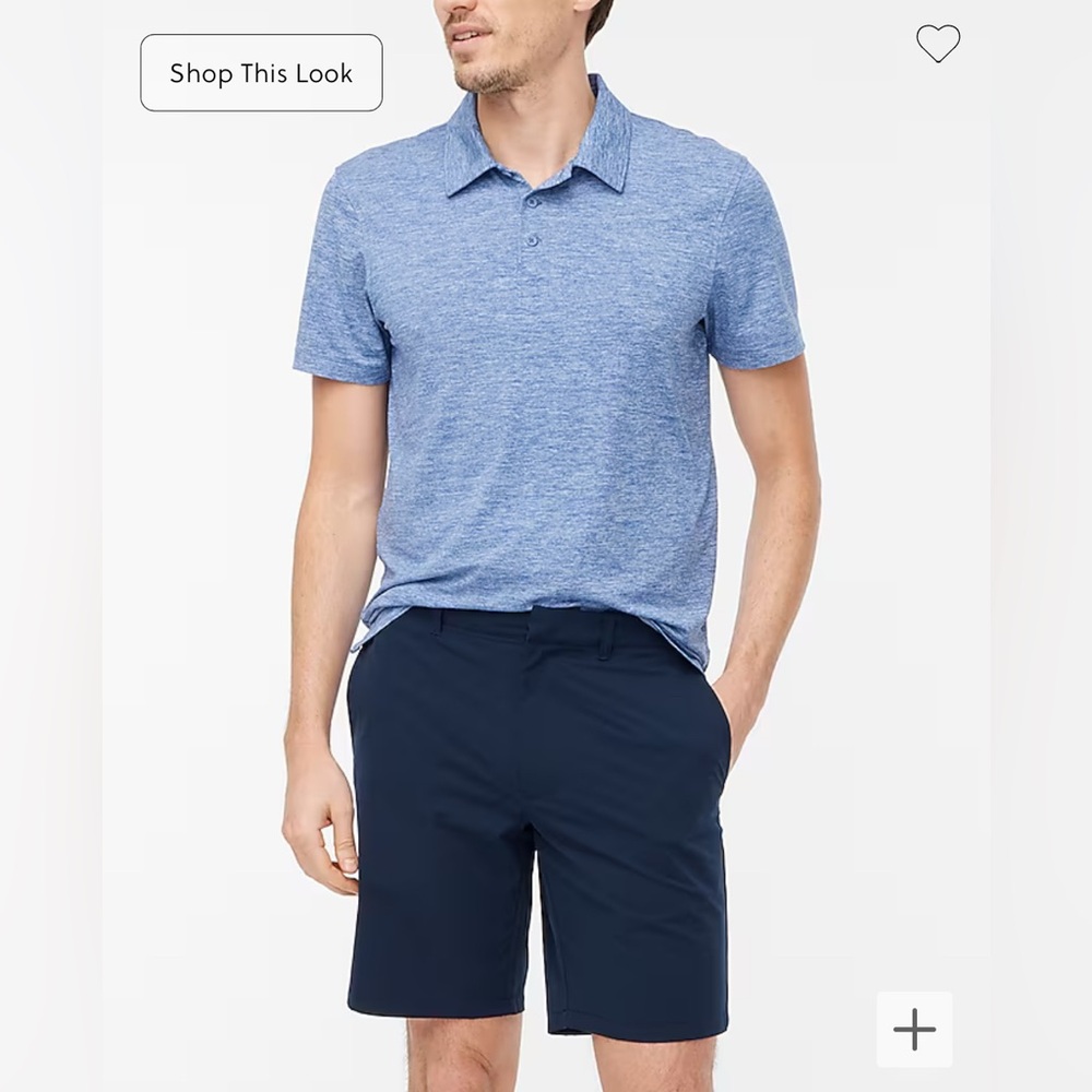 NWOT Men’s J Crew 9” Tech Shorts - Navy Size 32